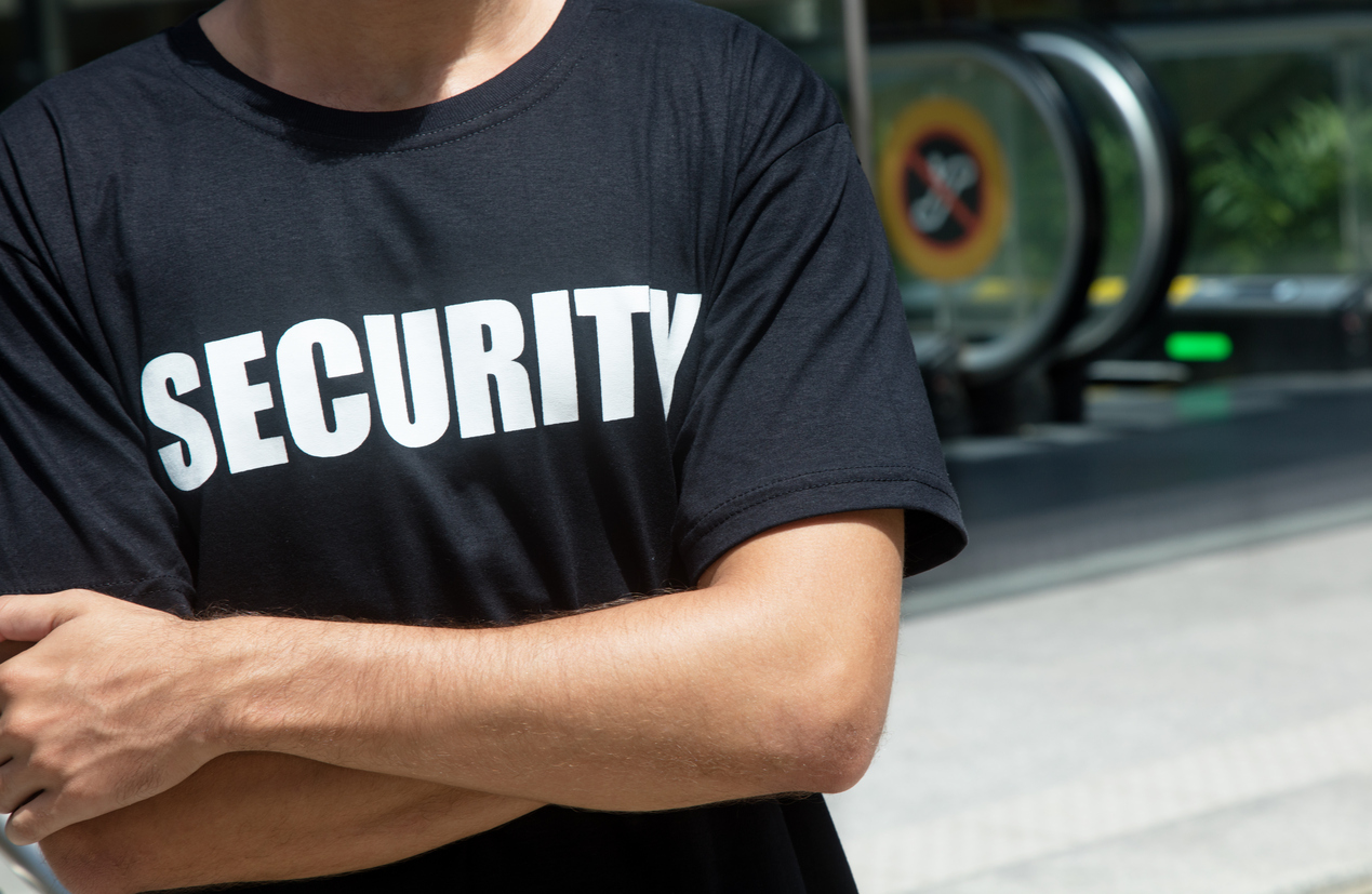 Ausrüstung für Security-Angestellte