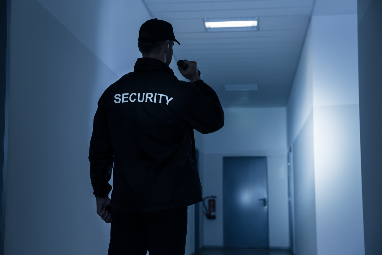 Security-Personal im Einsatz