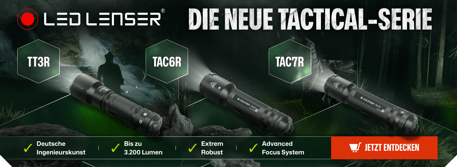 Die neue Tactical Serie von LED Lenser