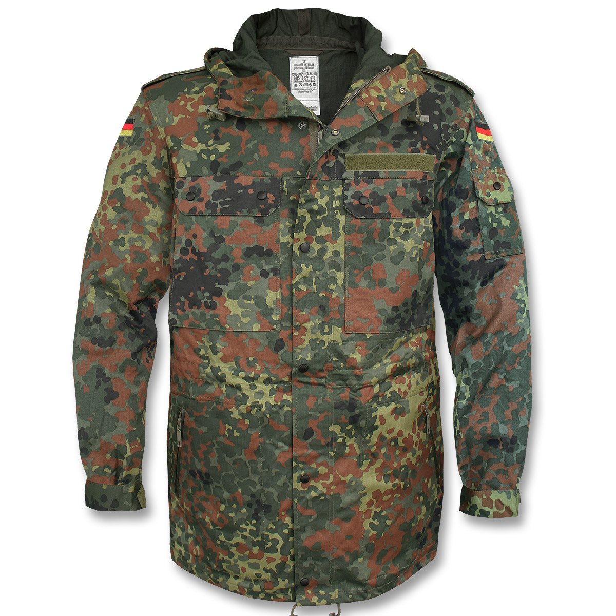 Bundeswehr flecktarn parka hotsell