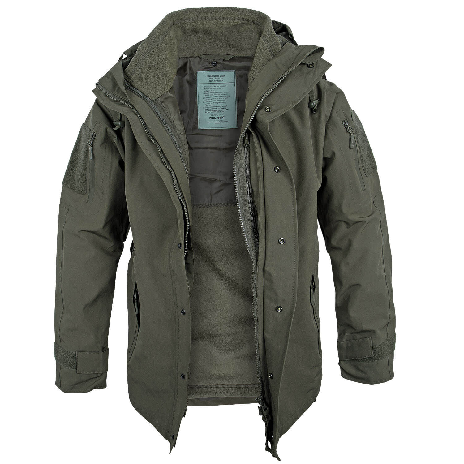Mil-Tec Nässeschutzjacke m. Fleecejacke Gen. II | bw-online-shop