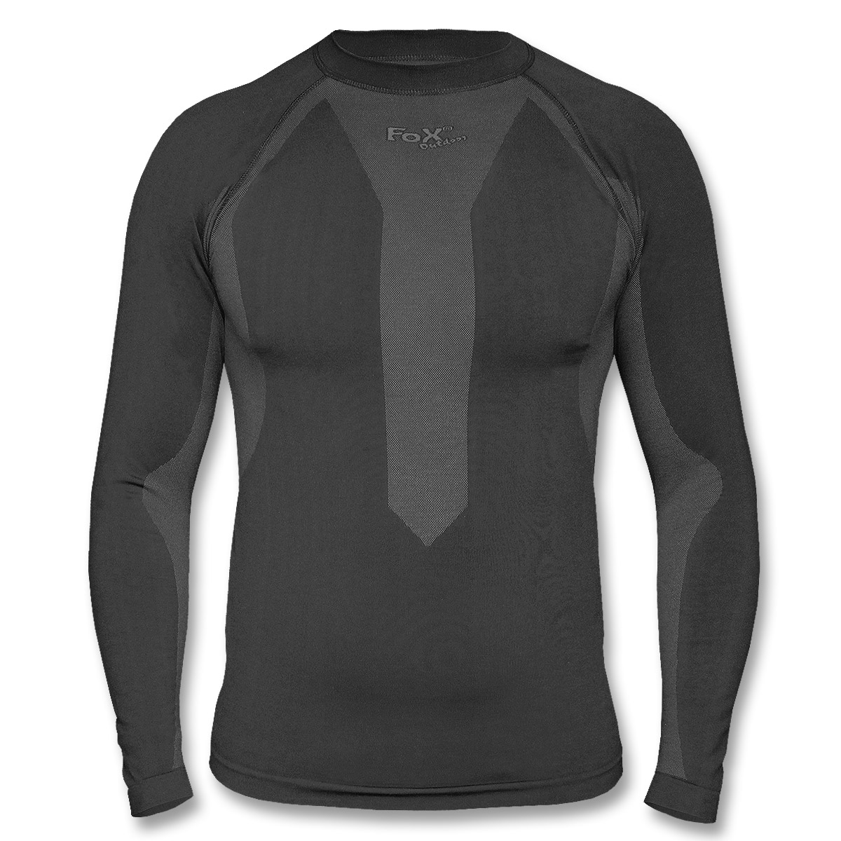 Thermo Sport Funktions Unterhemd langarm schwarz