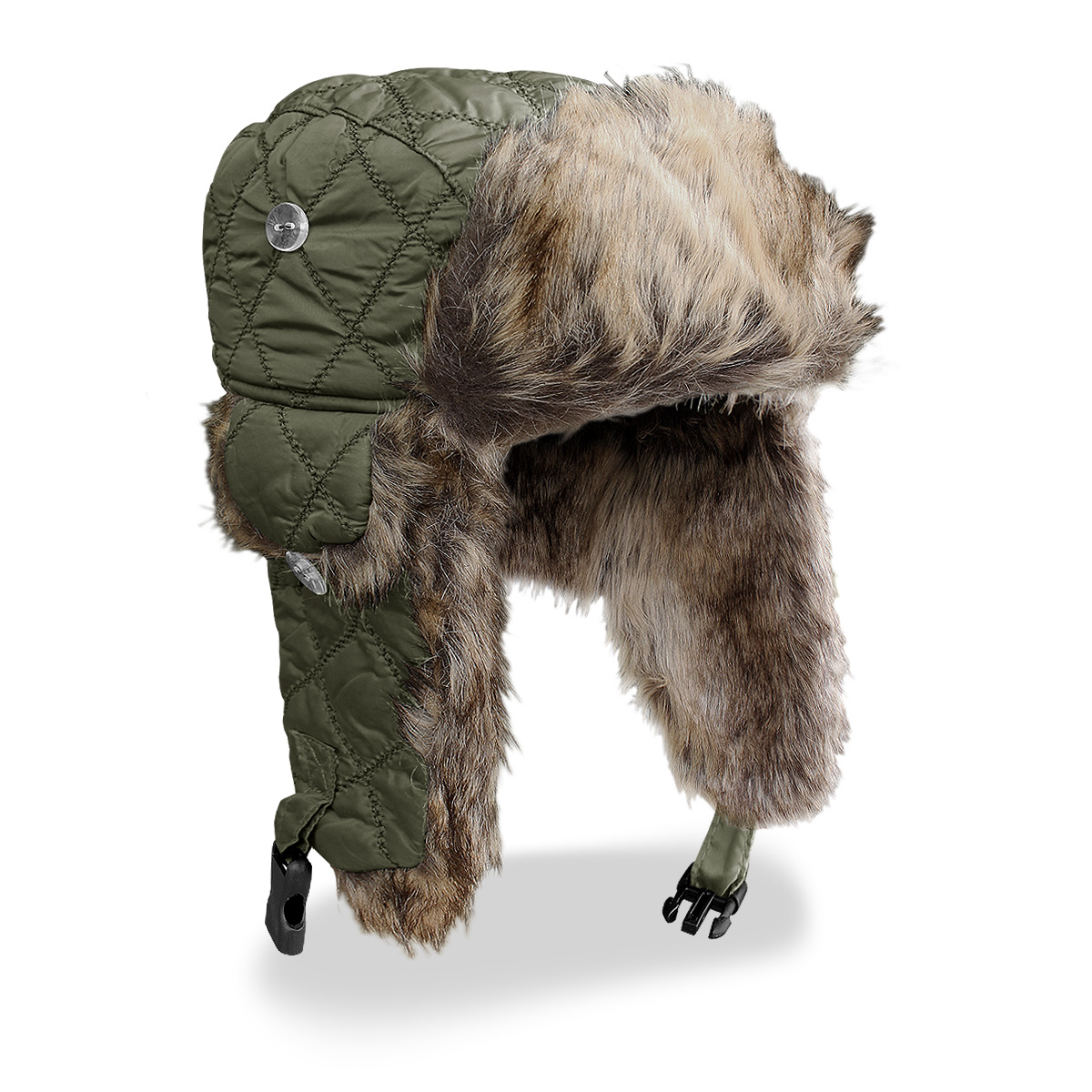 Wintermütze mit Kunstpelz
