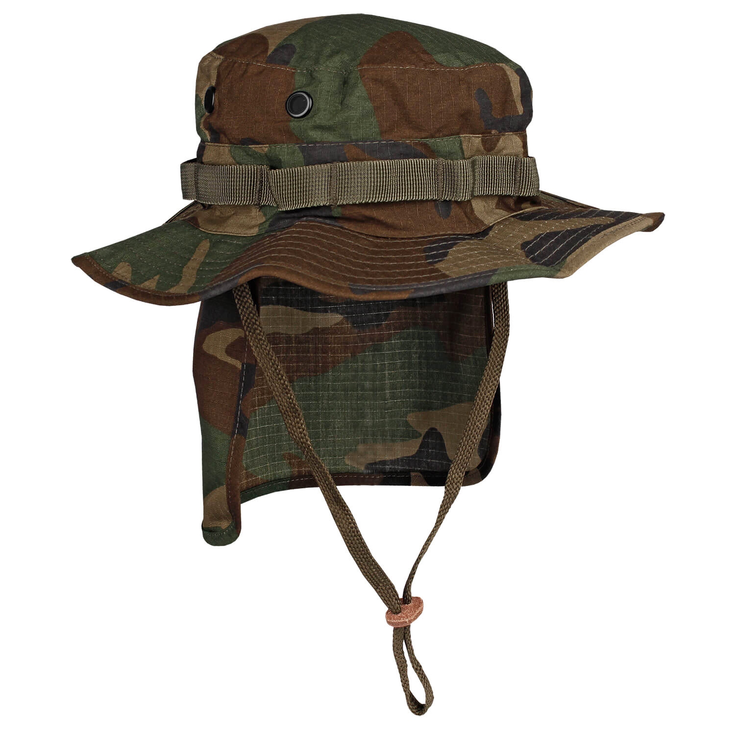 Mil-Tec Unisex Trilaminat Hut – Wasserfester Boonie Hut Mit Belüftung, Kinnriemen & Molle-Schlaufen