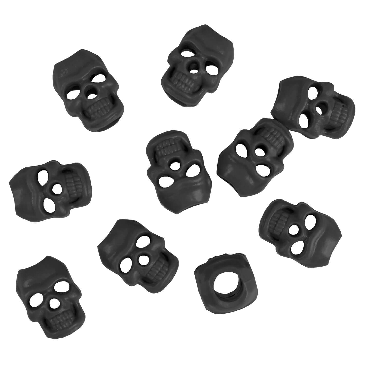 Kordelstopper Skull 10er Set