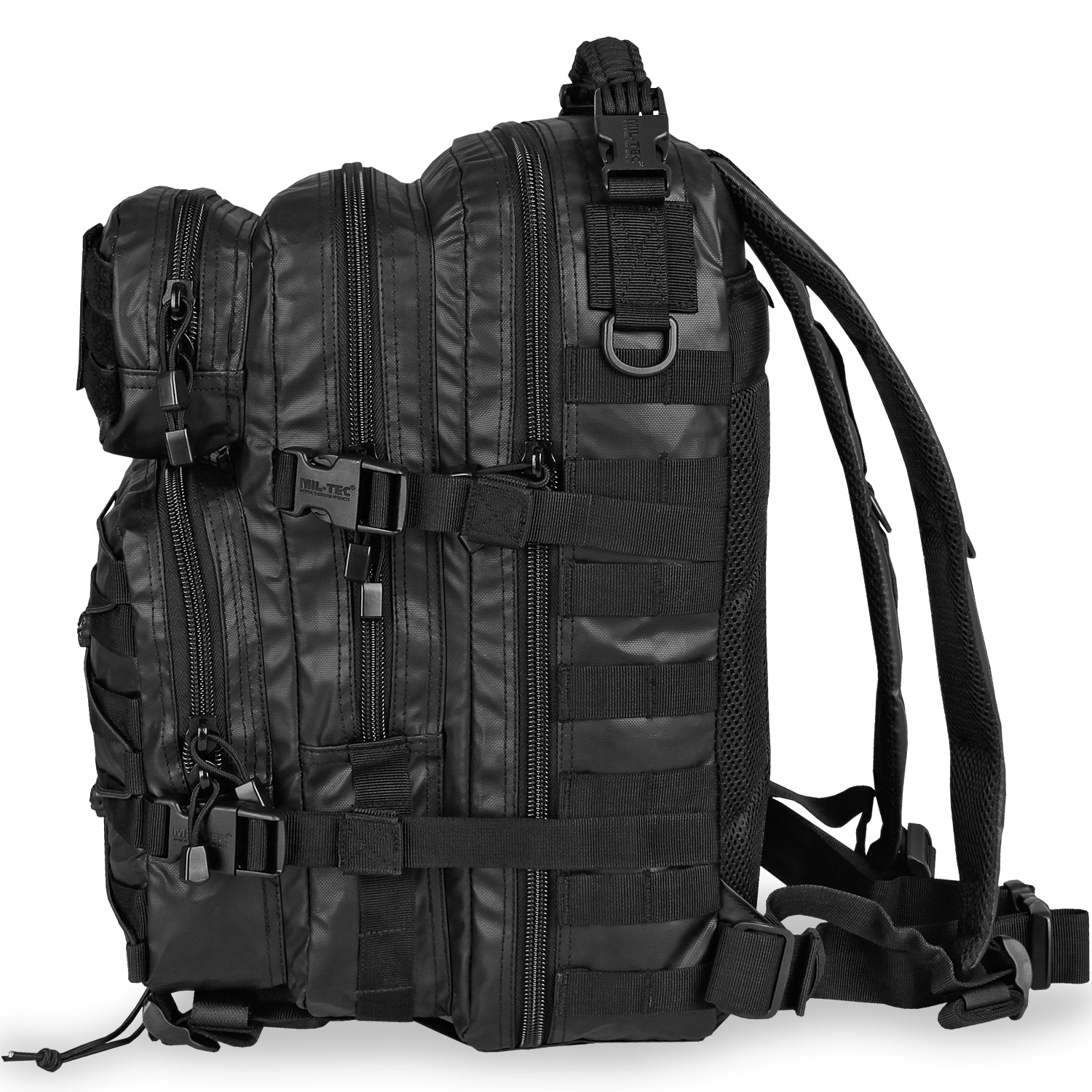 MilTec US Assault Pack Small Tactical Black im Bundeswehr und