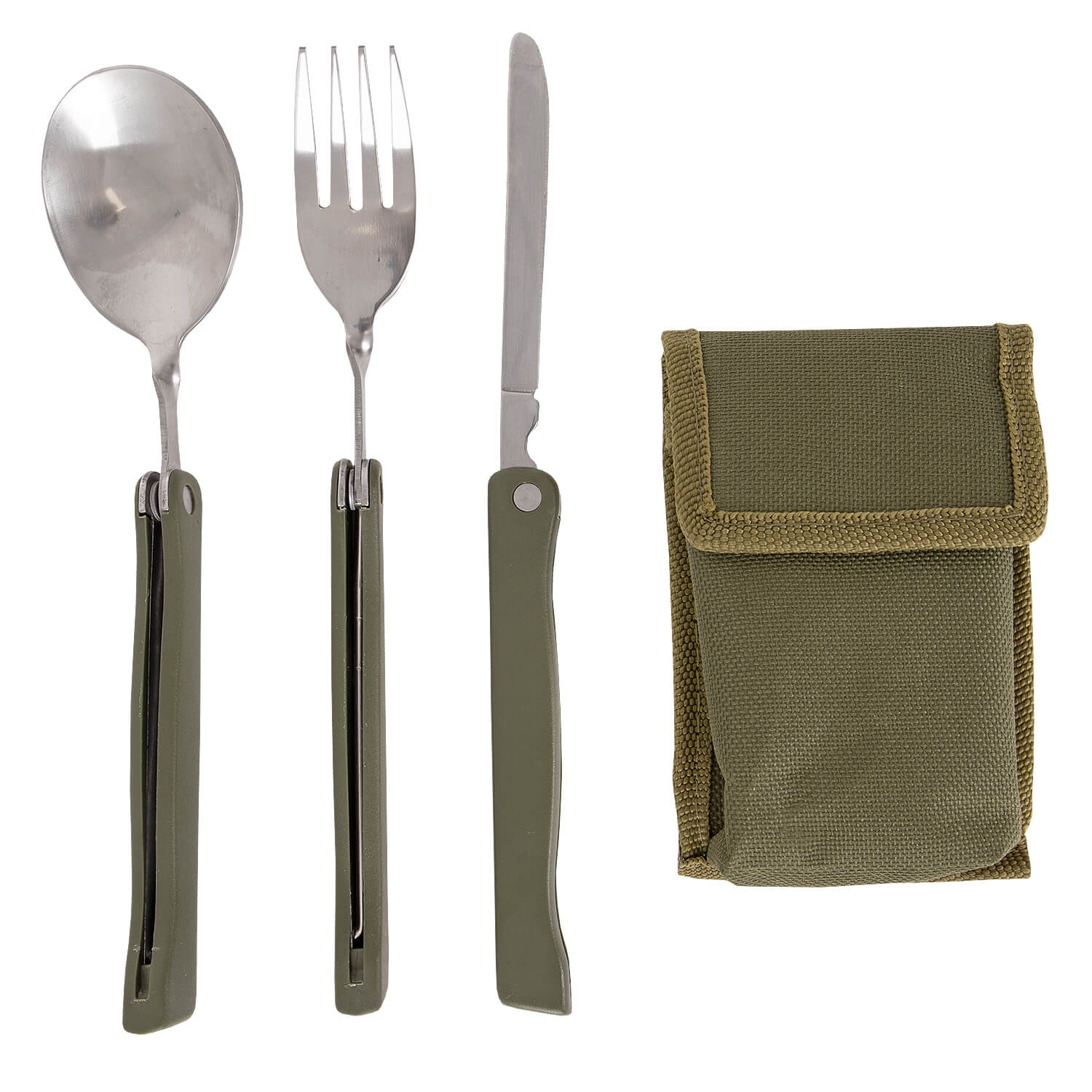 Klappbesteck 3-tlg. mit Tasche