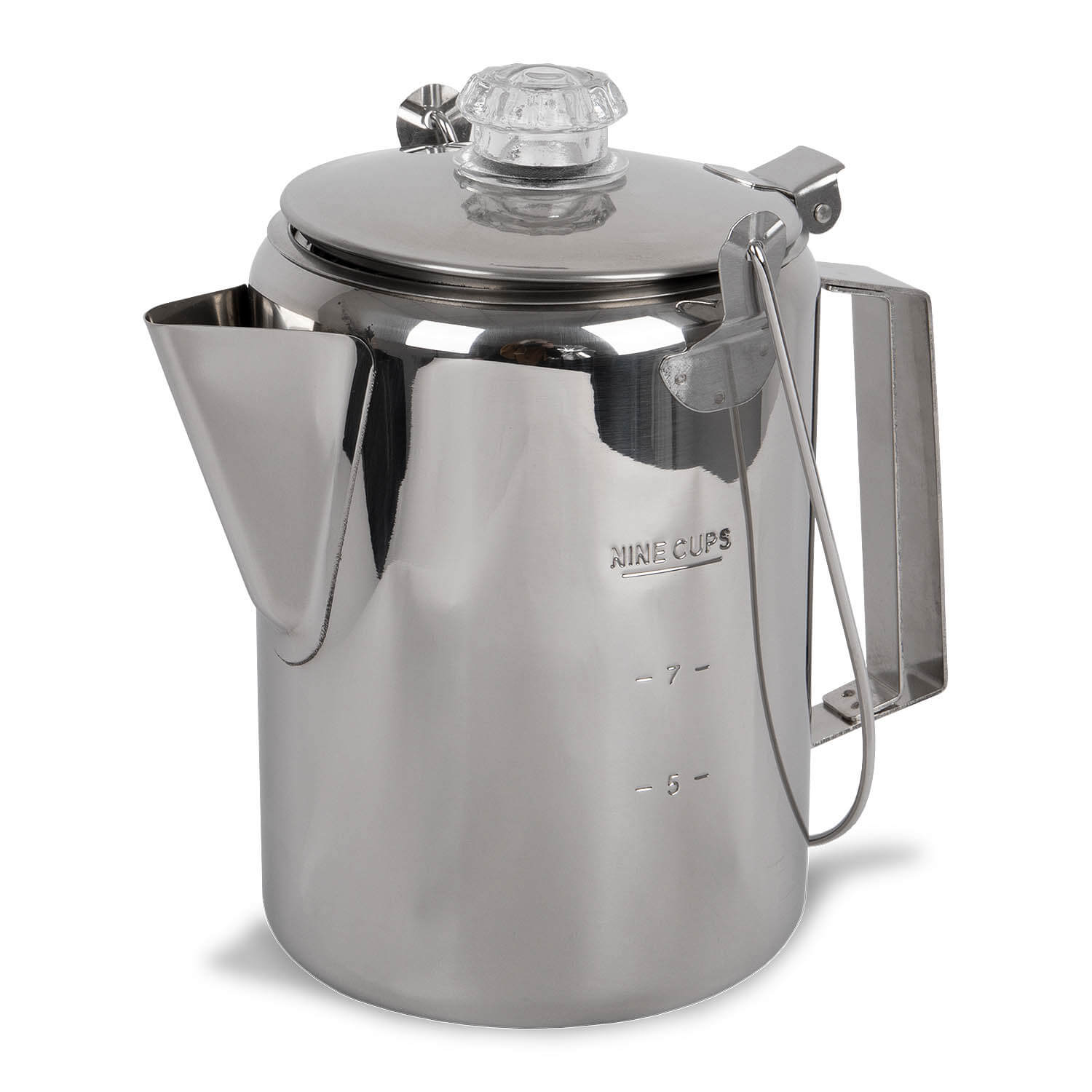 Kaffeekanne Edelstahl mit Perkolator