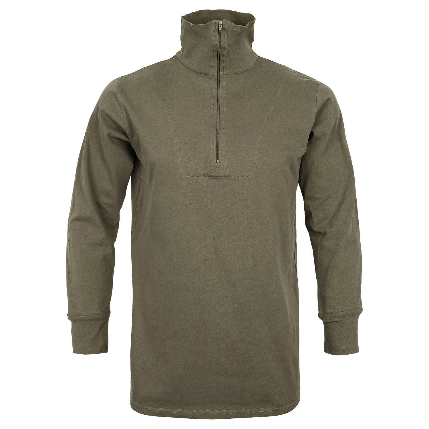 Bundeswehr Trikothemd m. RV Original gebraucht oliv