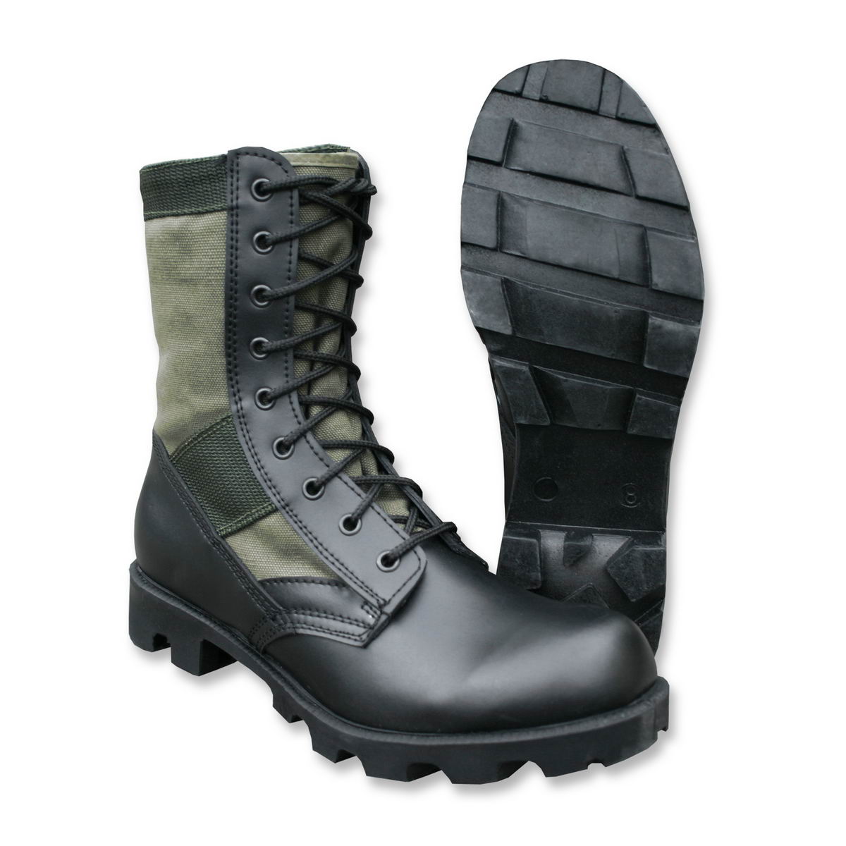 GENUINE BRITISH / U.S Army Military Issue Wellco Leather Jungle Boots