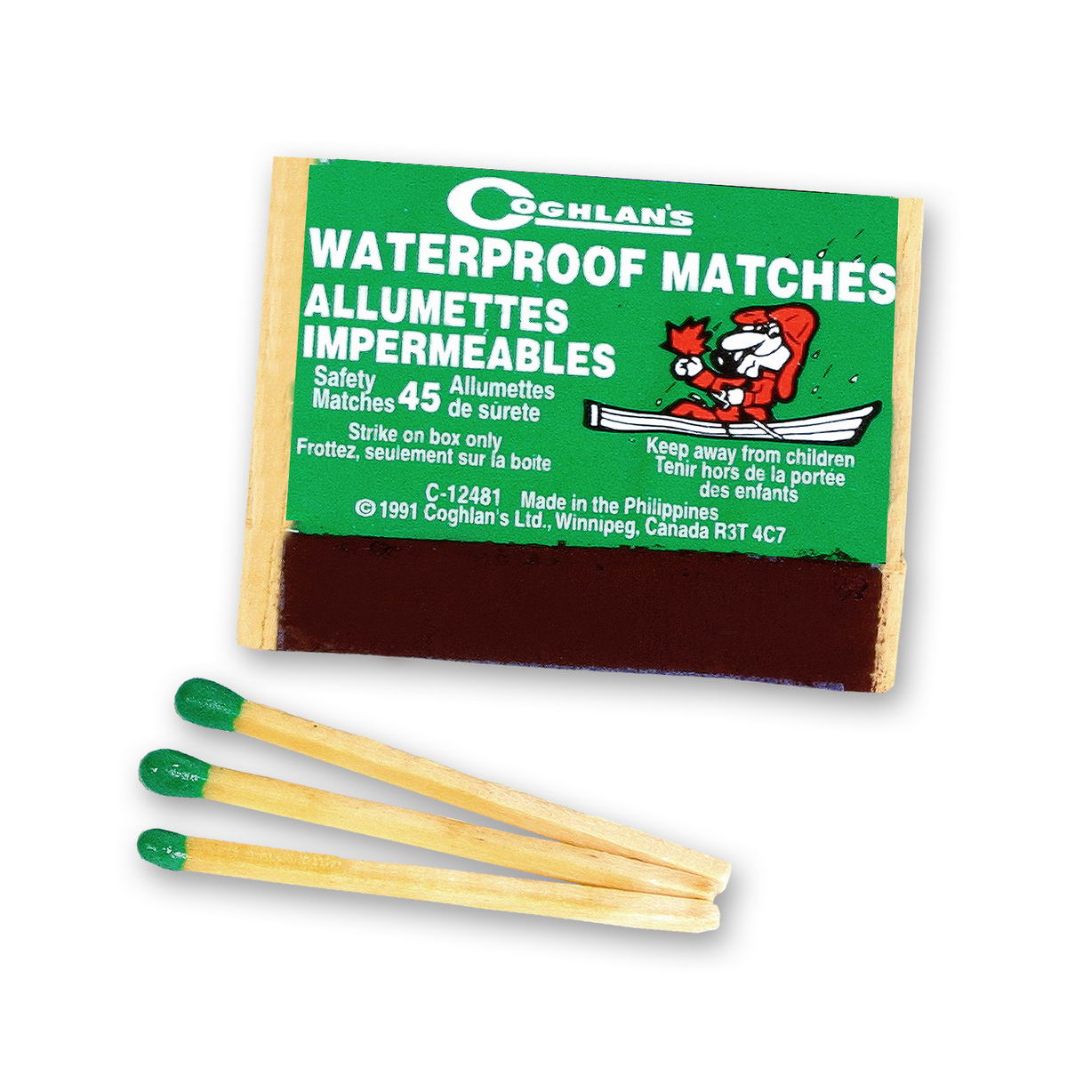 Wasserfeste Streichhölzer 10er-Pack