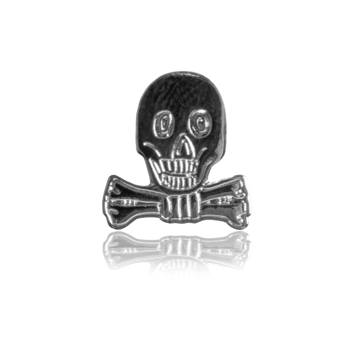Mützenanstecker Totenkopf