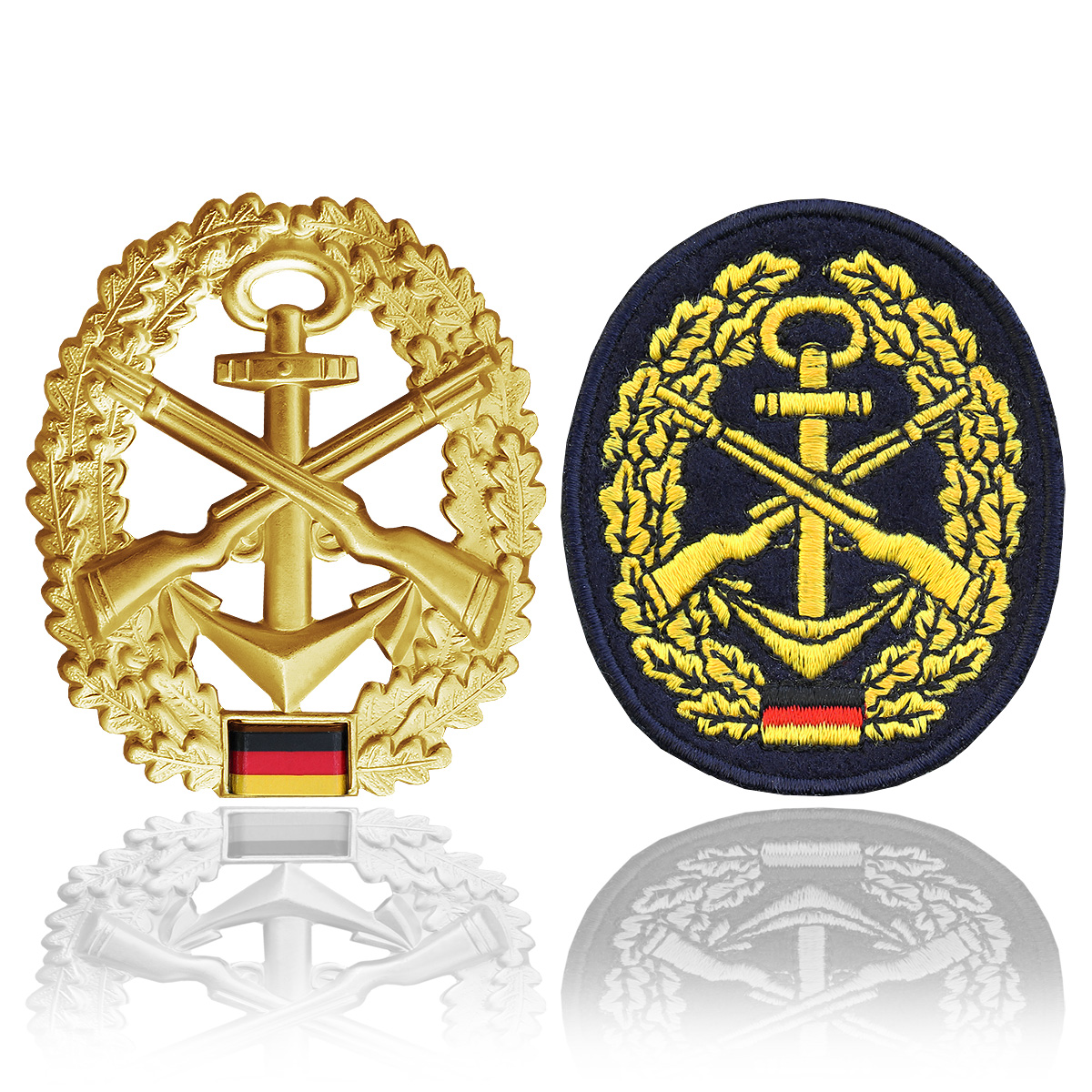 BW Barettabzeichen Marinesicherung