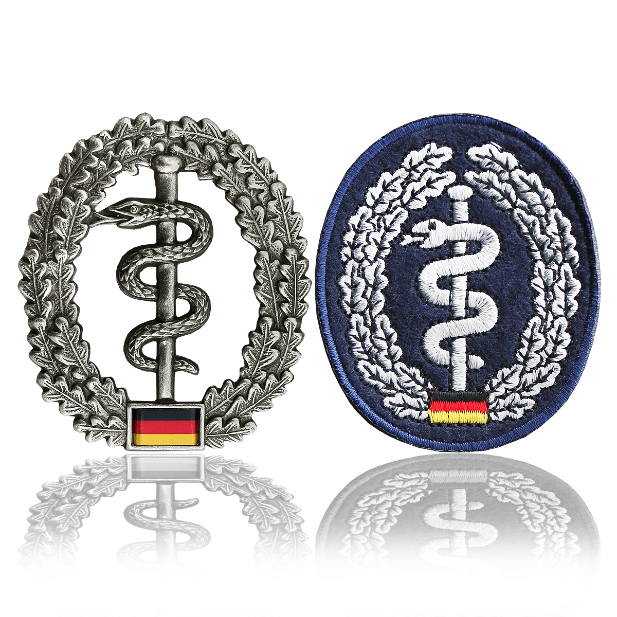BW Barettabzeichen Sanitätstruppe