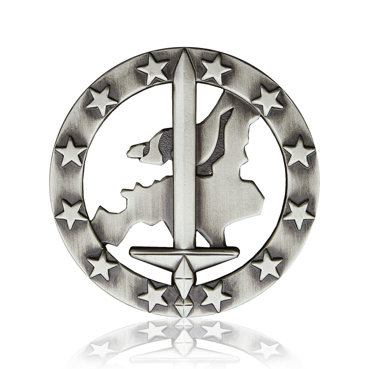 Bundeswehr Verbandsabzeichen Eurokorps gewebt Divisionsabzeichen