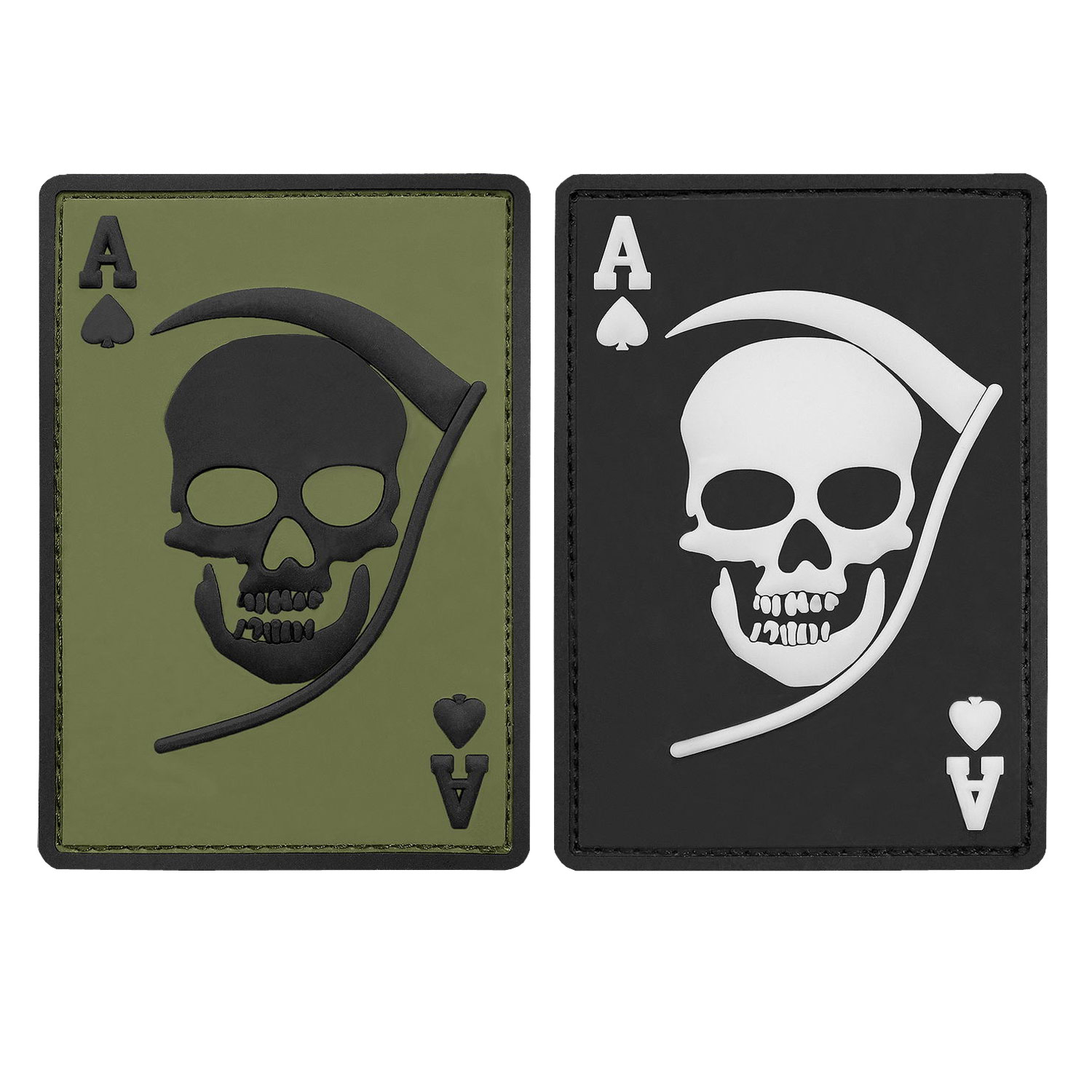 3-D Rubber Patch Death Ace
