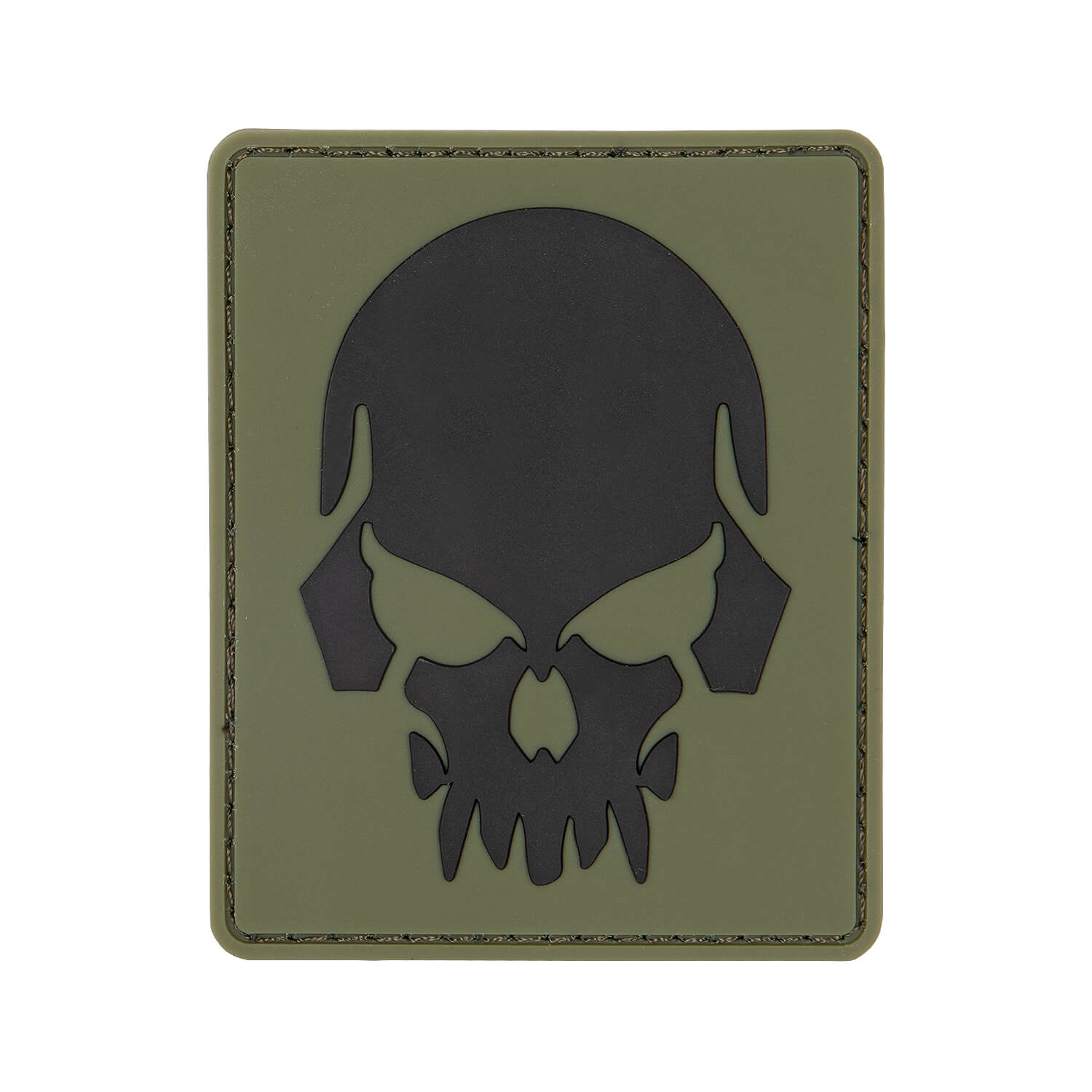 Rubber Patch Skull Large