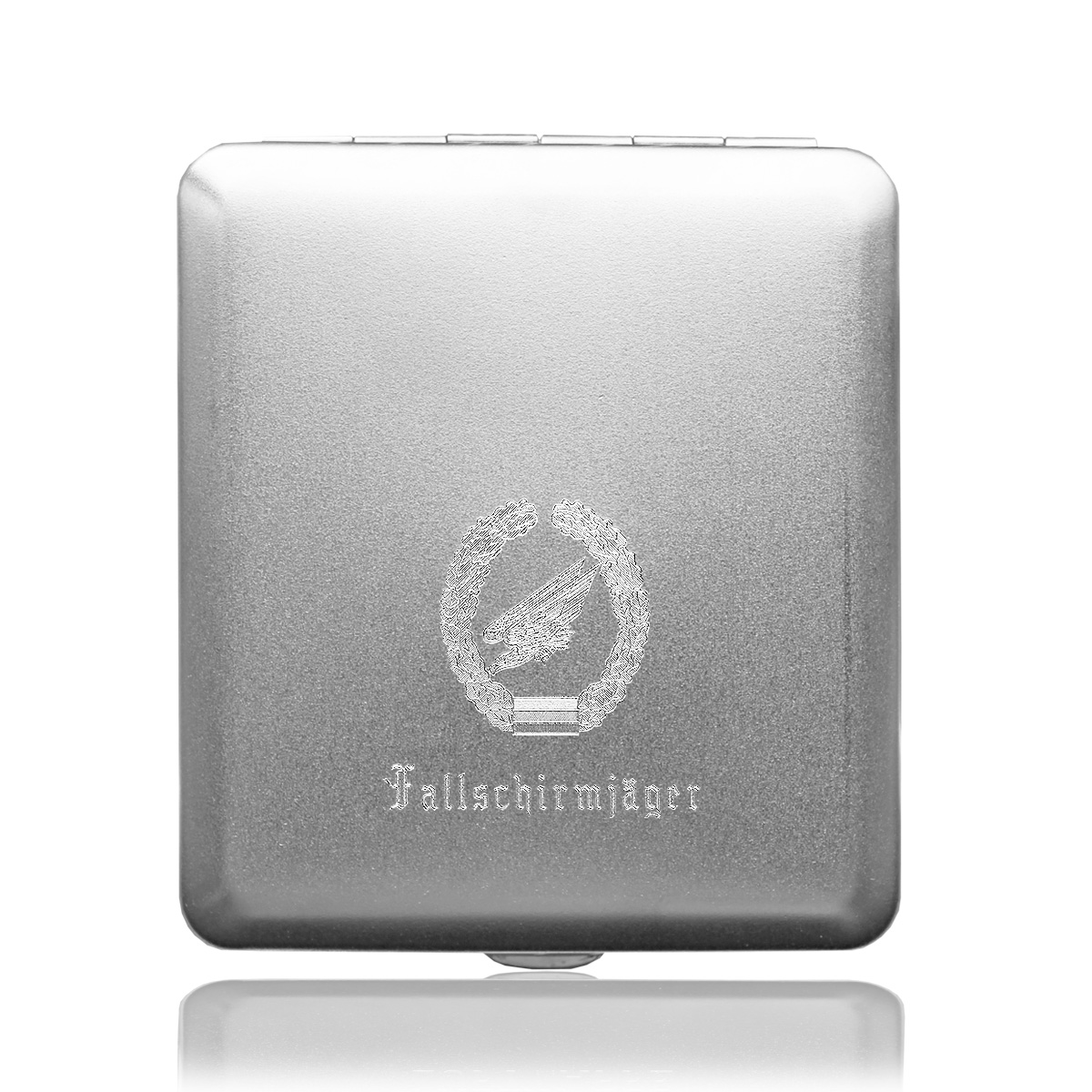 Zigarettenetui mit Gravur Fallschirmjäger