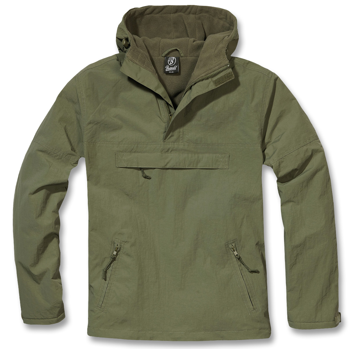 Hooded Windbreaker m. Fleecefutter