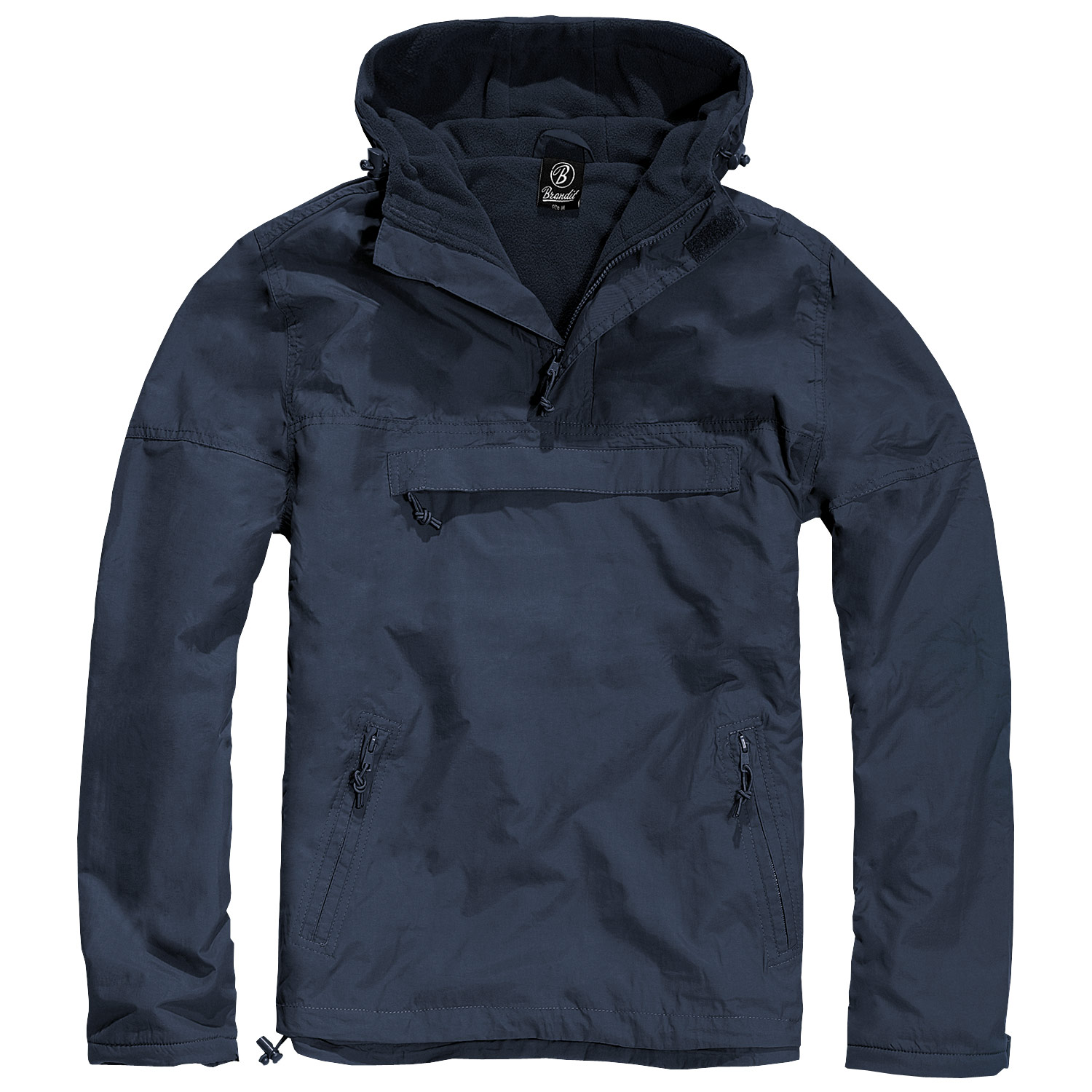 Hooded Windbreaker m. Fleecefutter