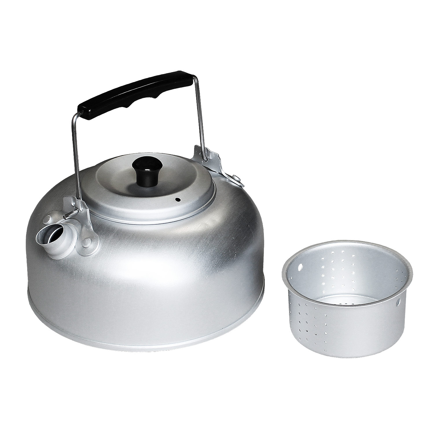 Teekessel mit Teesieb Aluminium