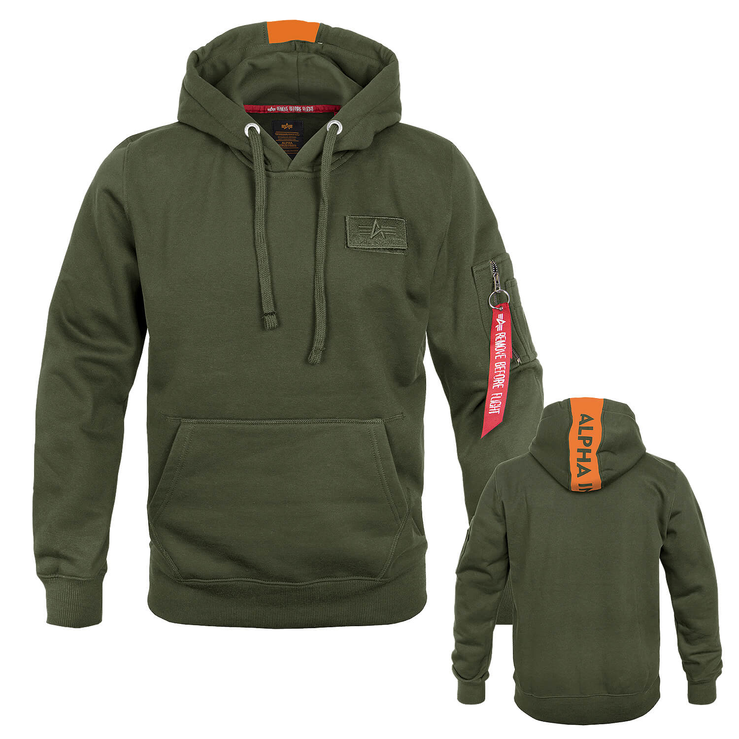 Red Stripe Hoody