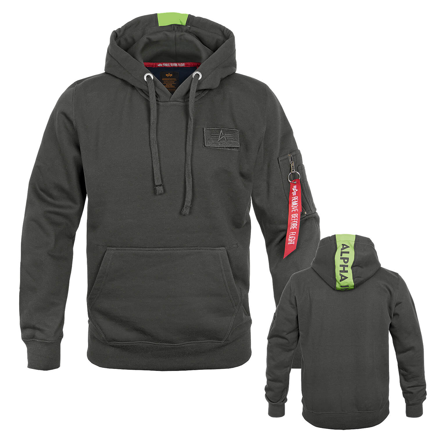 Red Stripe Hoody