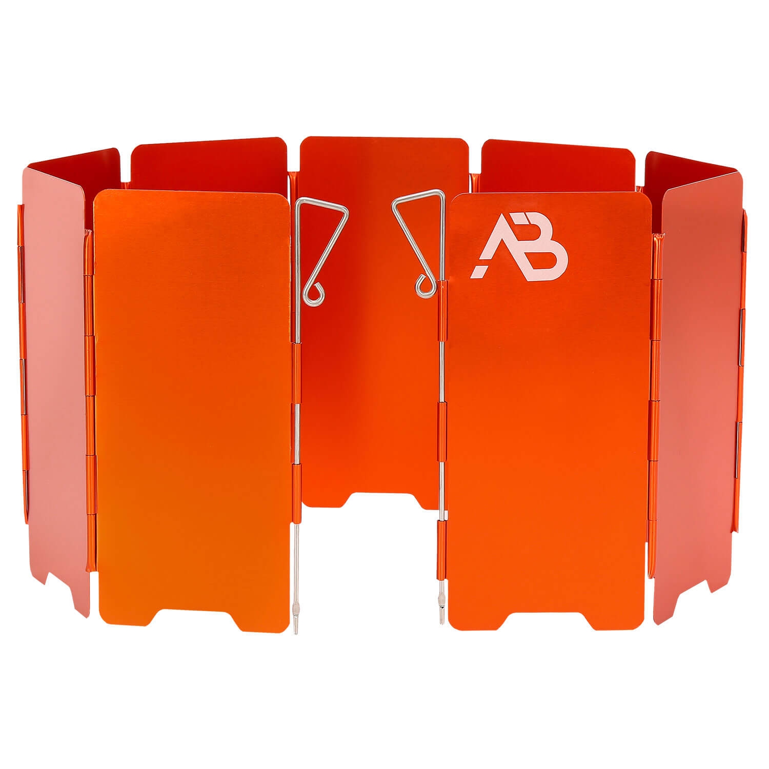 Windschutz faltbar Alu 9 Lamellen
