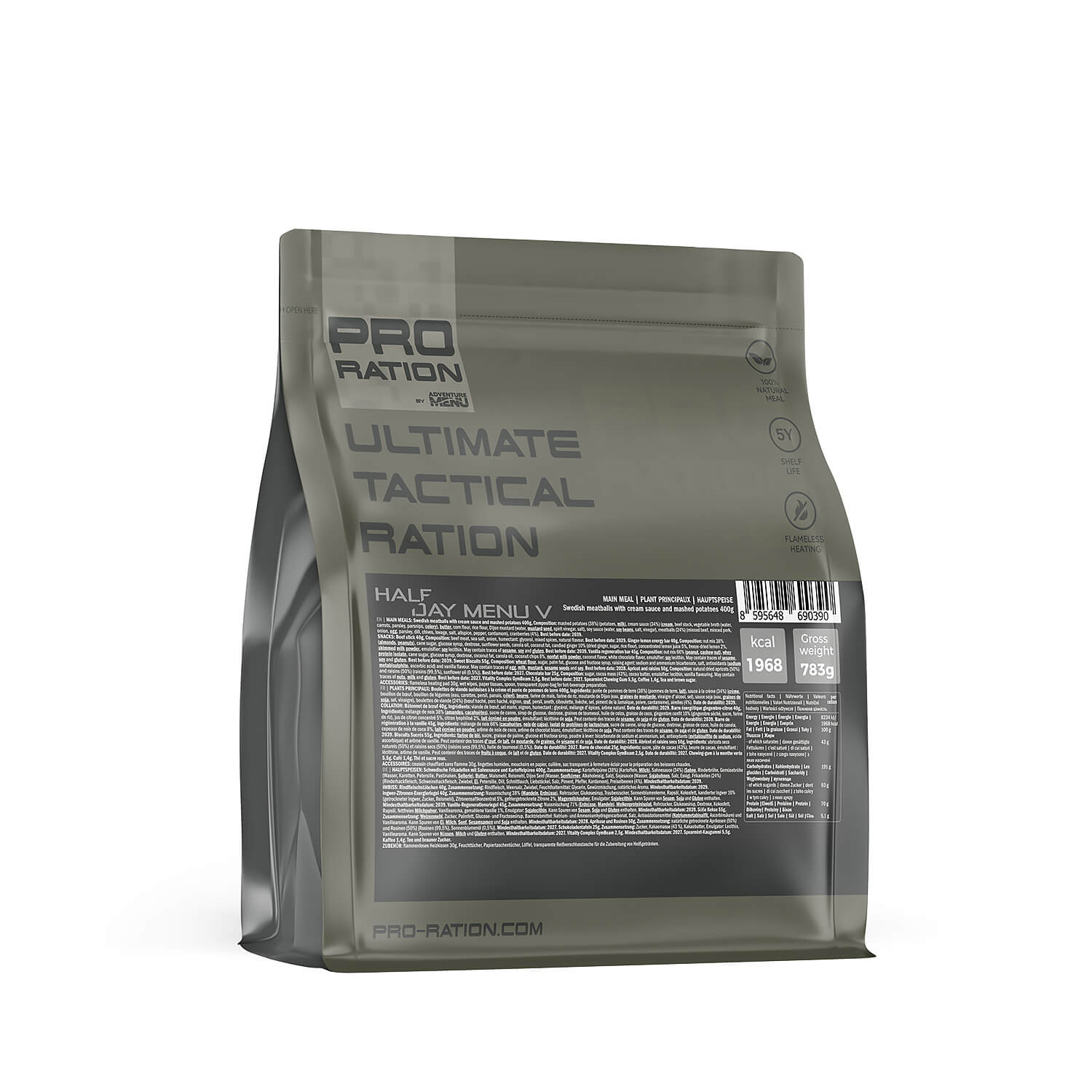 Ultimate Tactical Ration Half Day Menu V