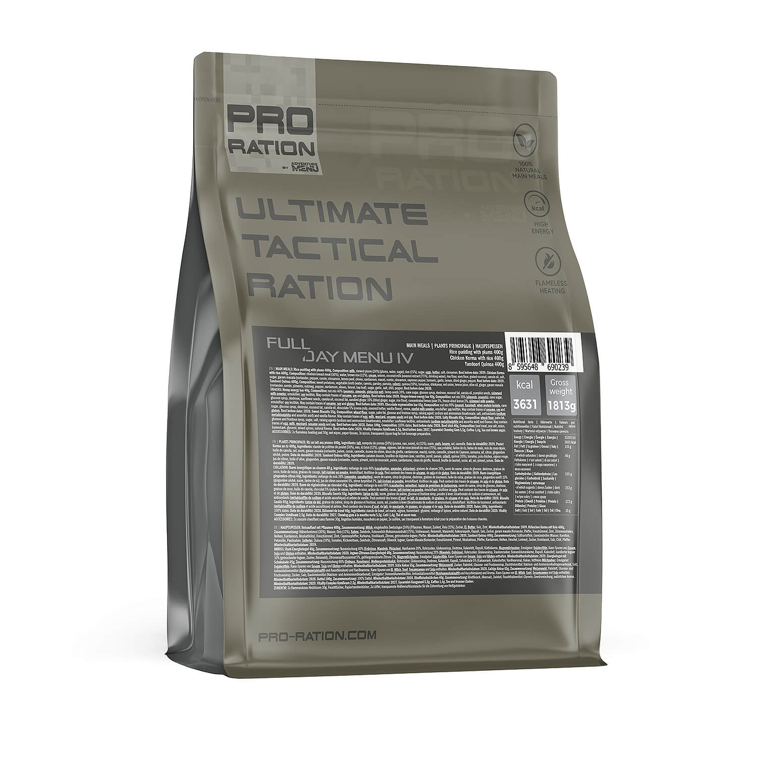 Ultimate Tactical Ration Full Day Menu IV