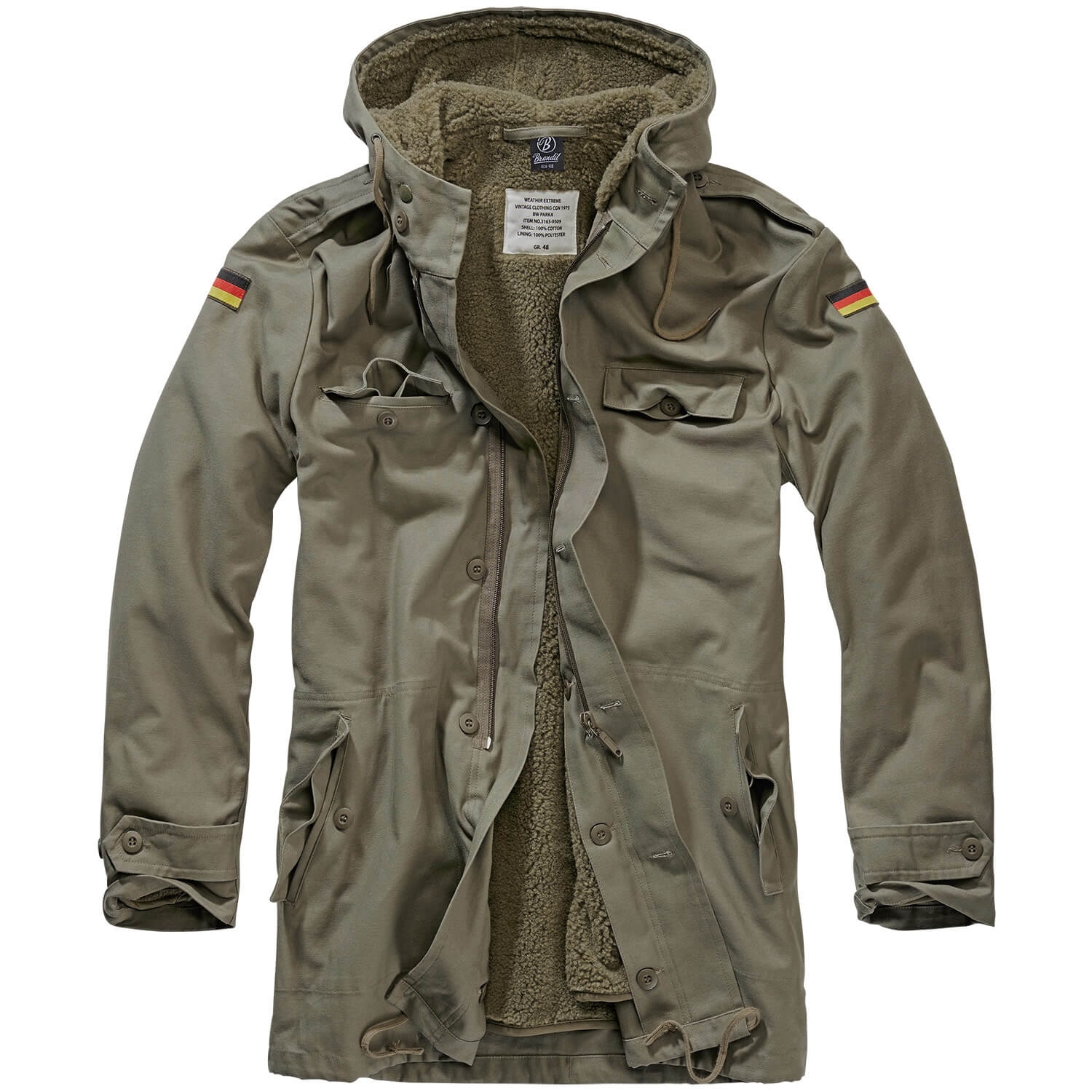 BW Parka with Flag