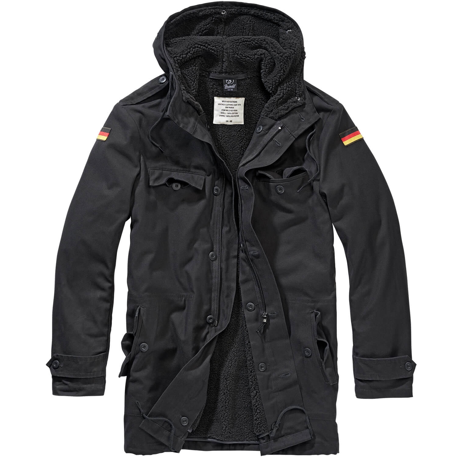 BW Parka with Flag