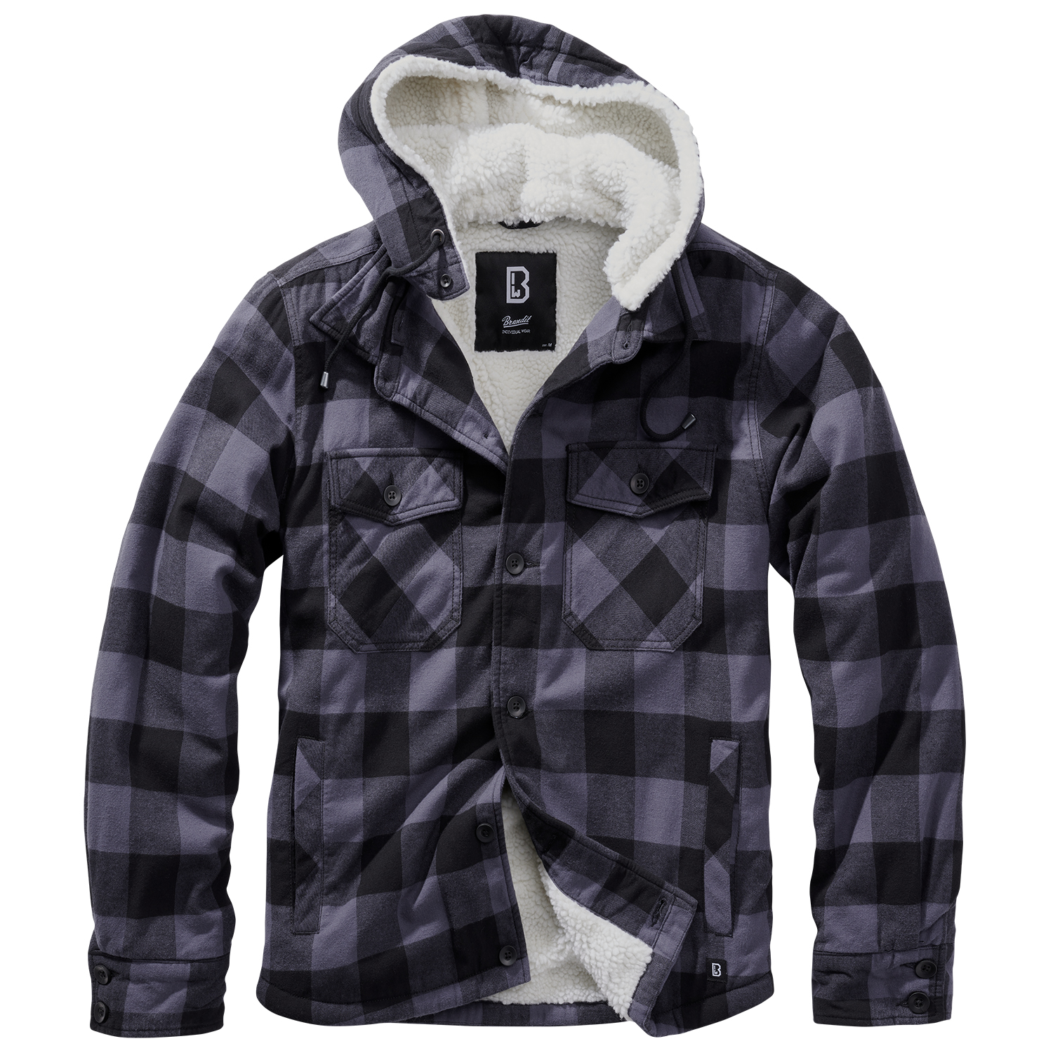 Hooded Lumberjacket mit Teddyfutter