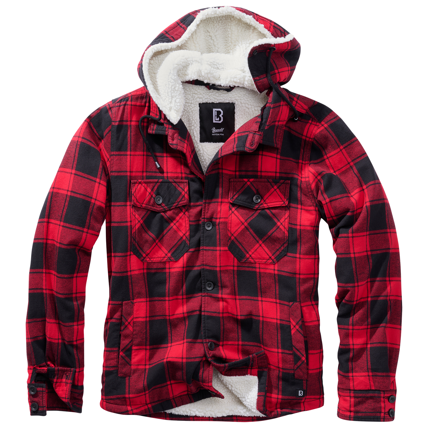 Hooded Lumberjacket mit Teddyfutter