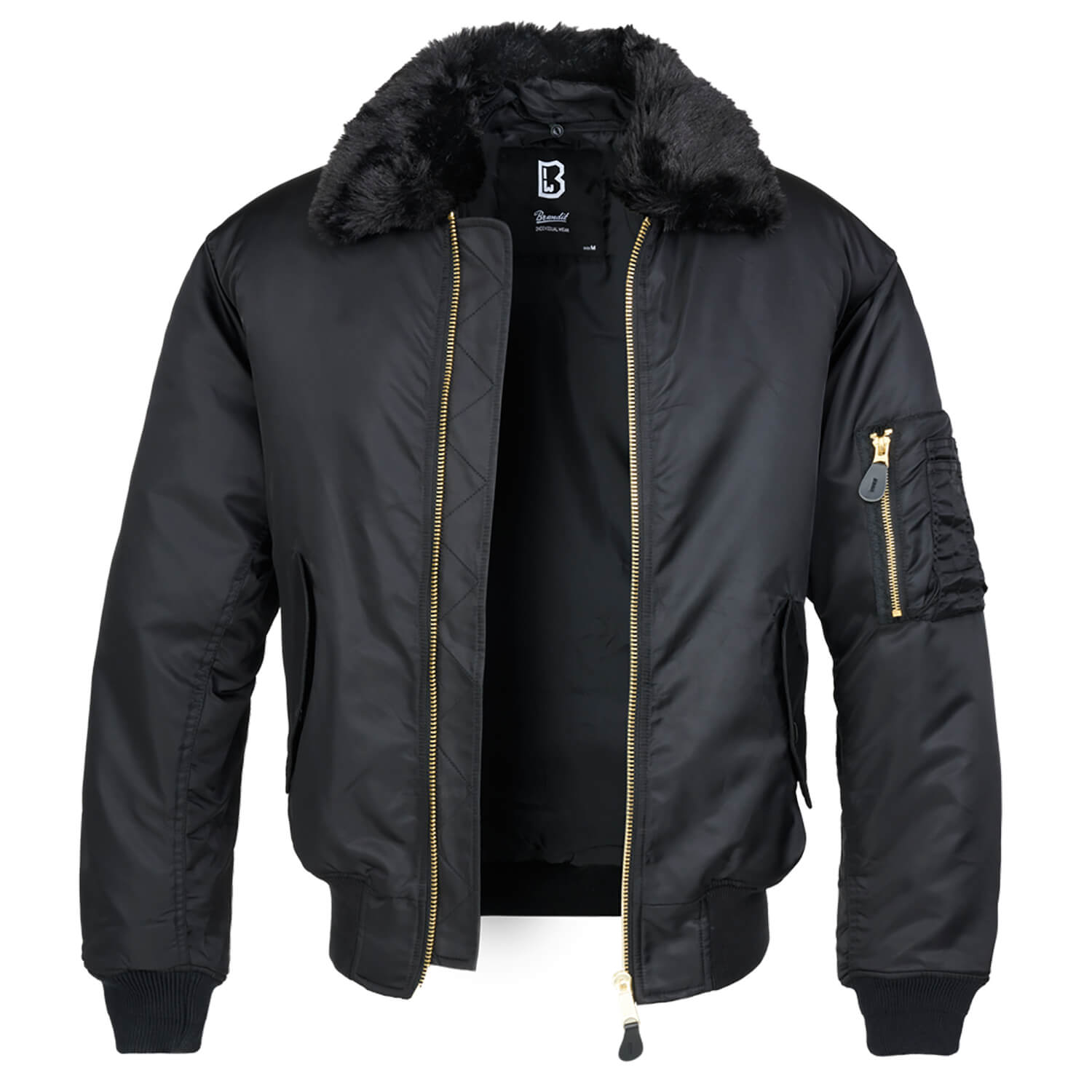 MA-2 Jacke mit Fellkragen 