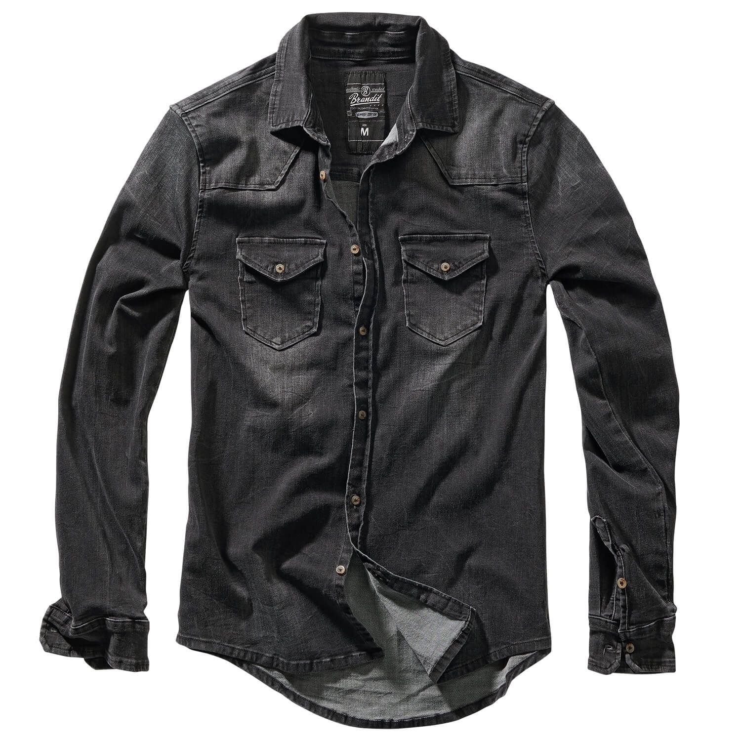 Riley Denimshirt Langarm Hemd