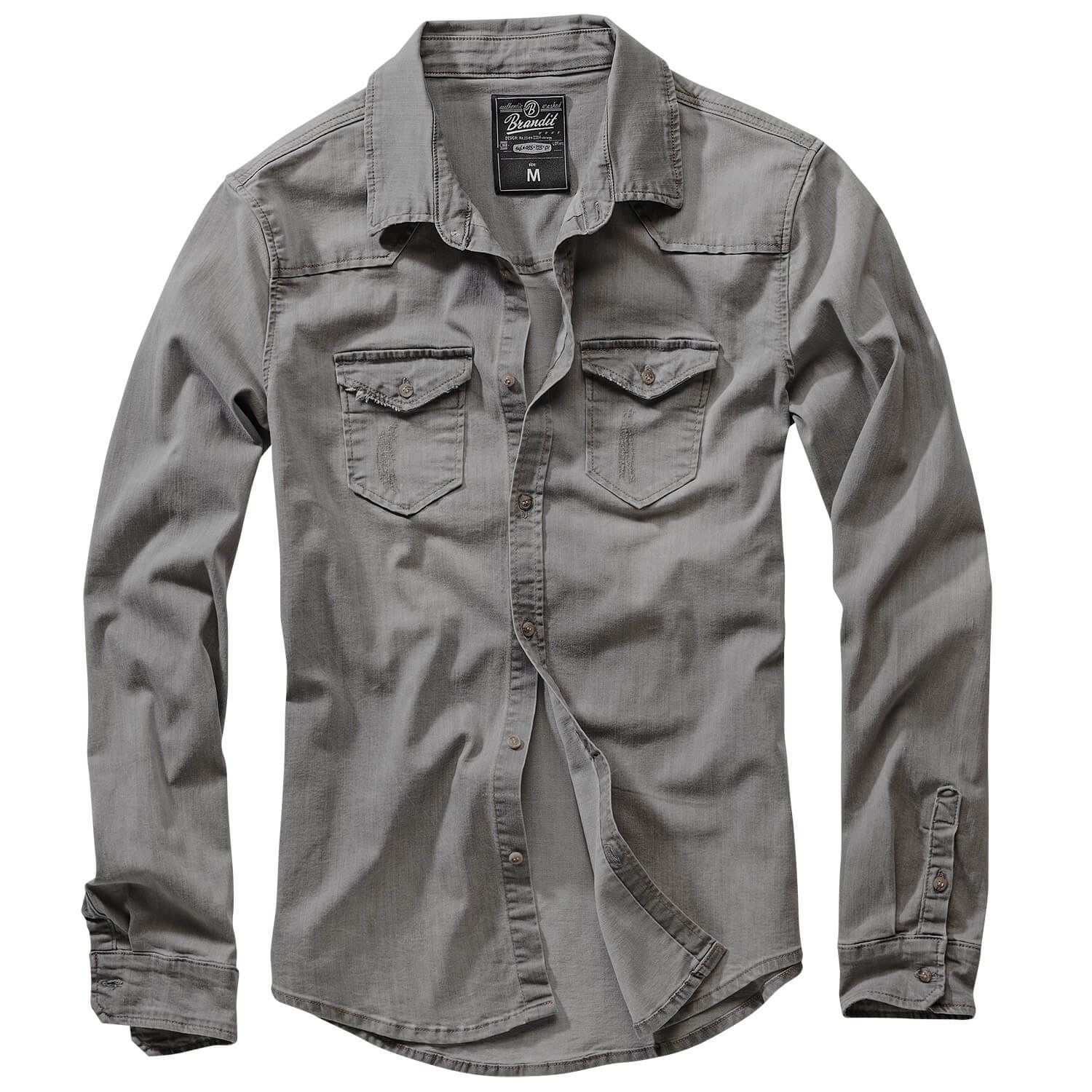Riley Denimshirt Langarm Hemd