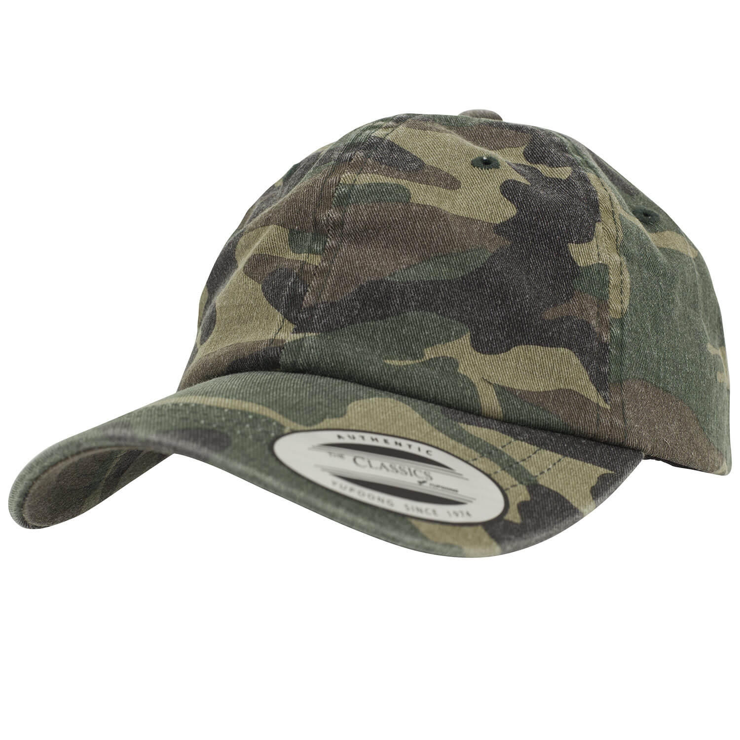 Low Profile Camo Washed Cap