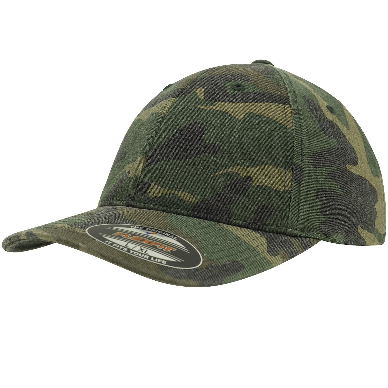 Baseball Cap Garment Washed Camo