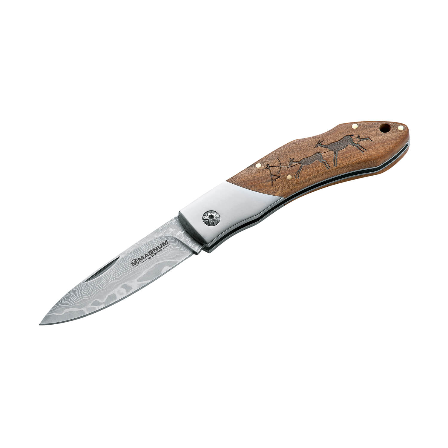 Taschenmesser Caveman Damast