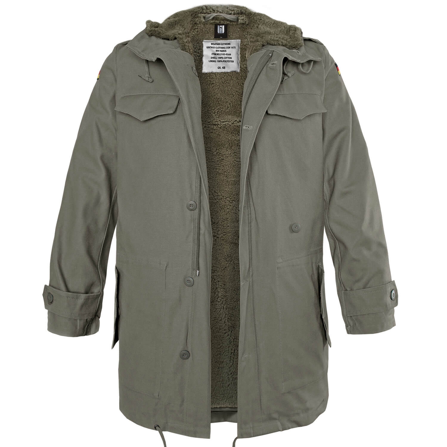 BW Parka mit Futter