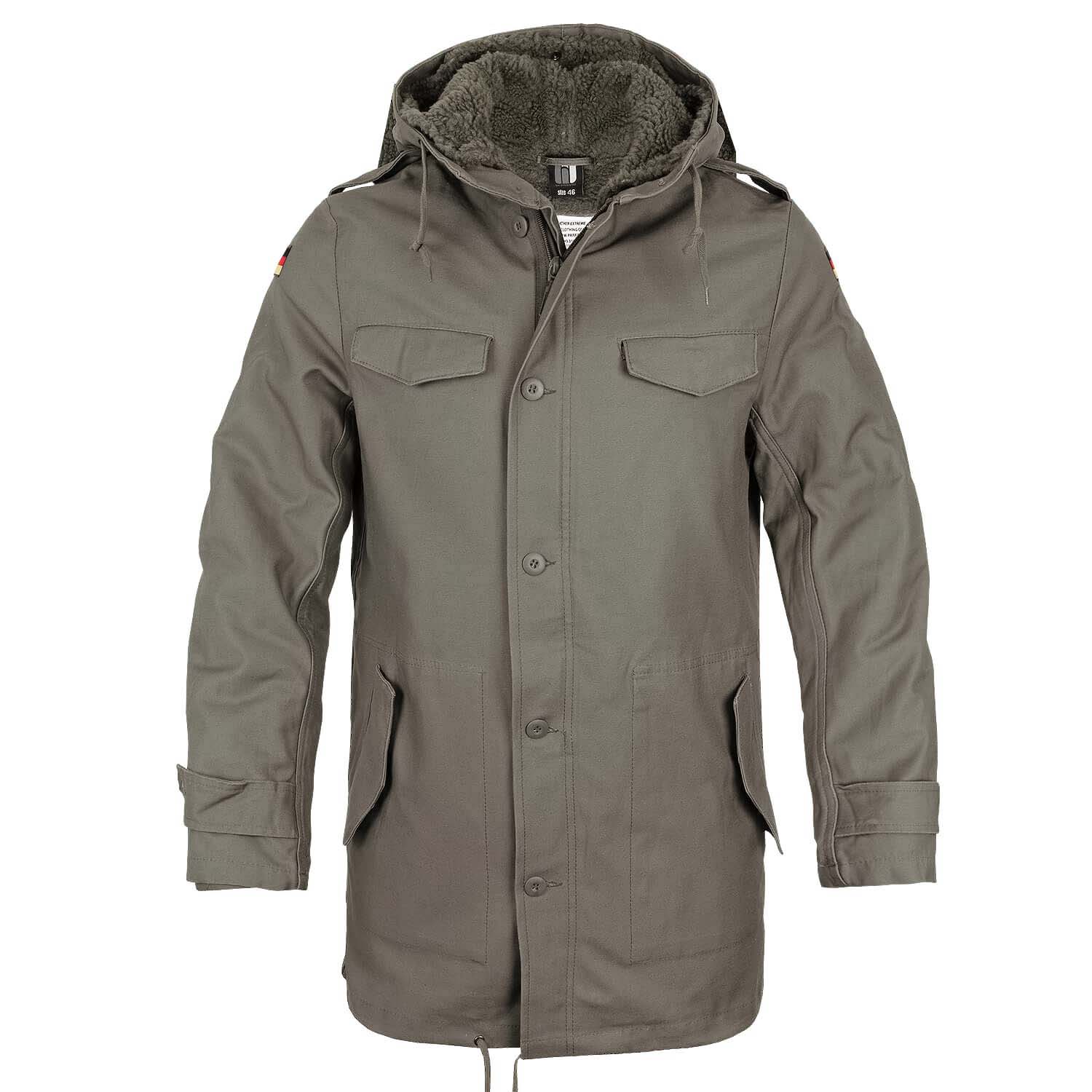 Kapuze Gebrauchte Bw Parka ORIGINAL Bundeswehr Feldparka Flecktarn