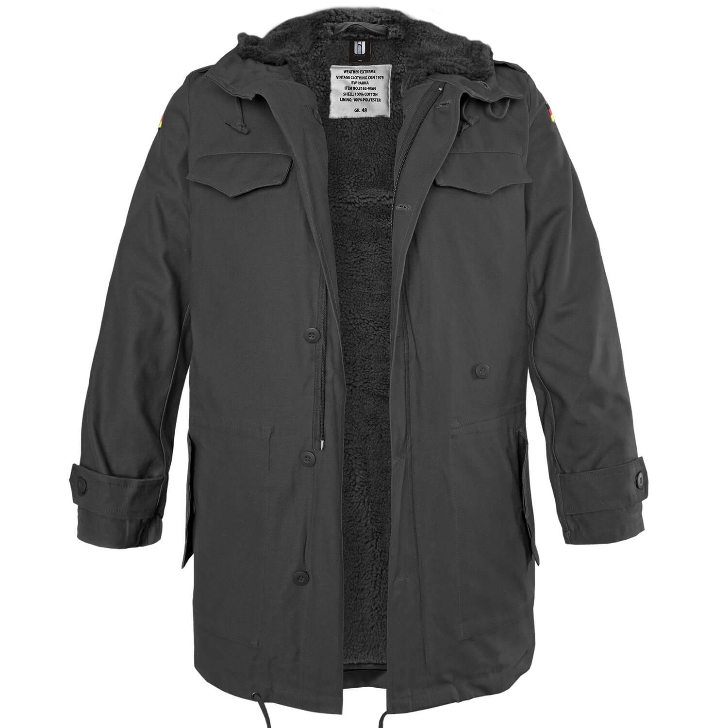 BW Parka mit Futter