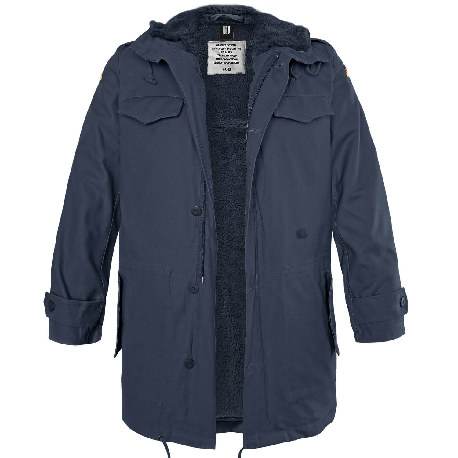 BW Parka mit Futter