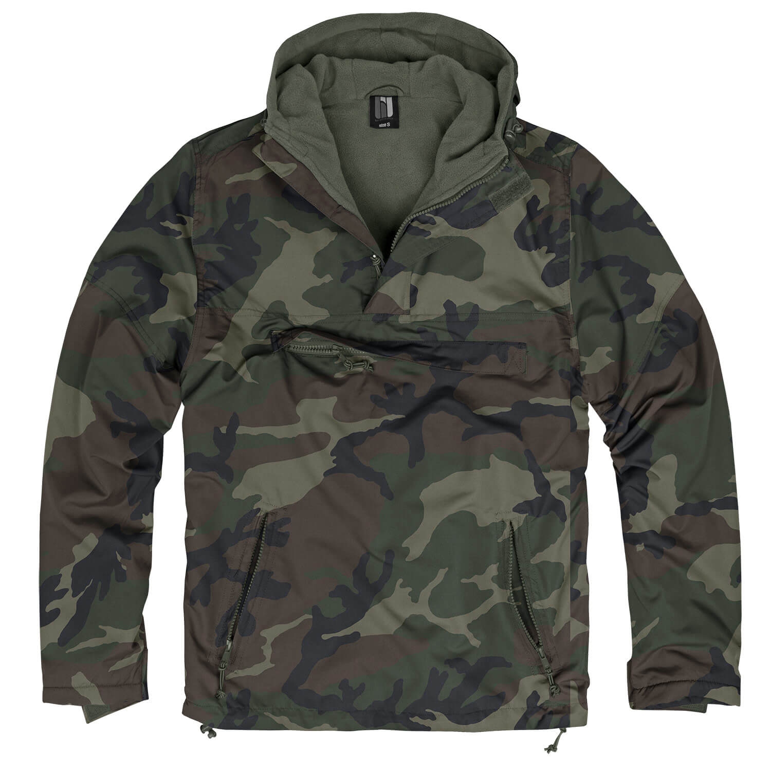 Hooded Windbreaker mit Fleecefutter (Sale)