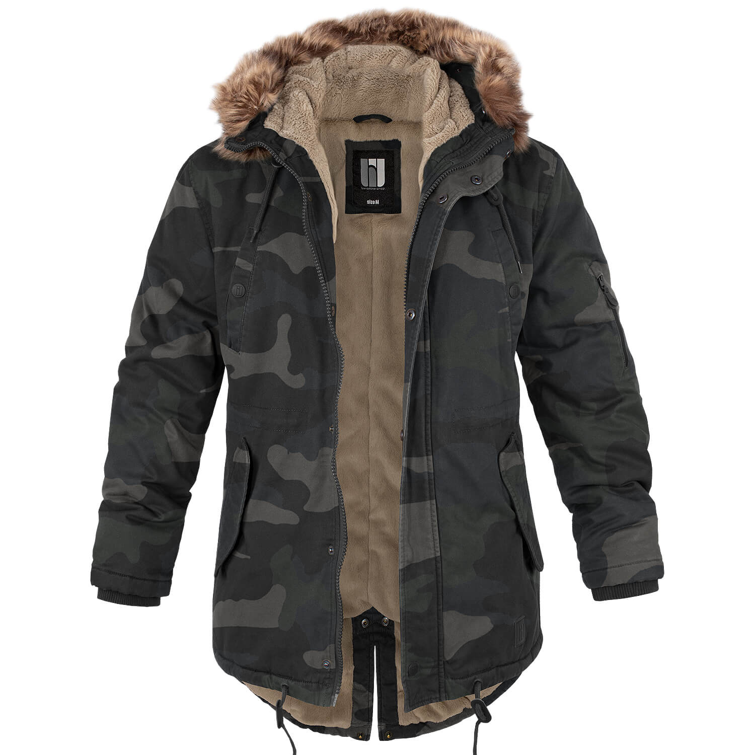 Fishtail Winterparka mit Futter