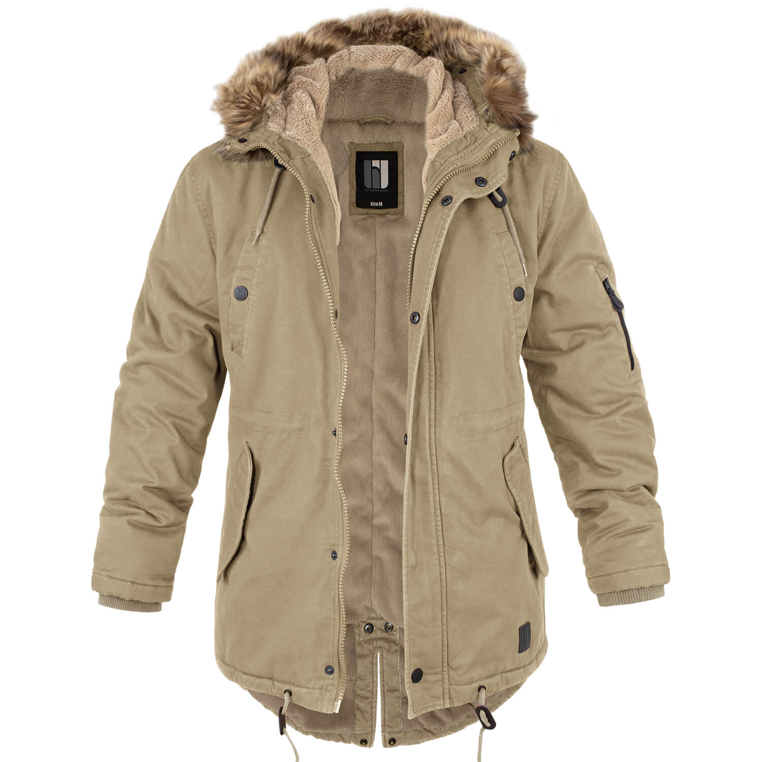 Fishtail Winterparka mit Futter