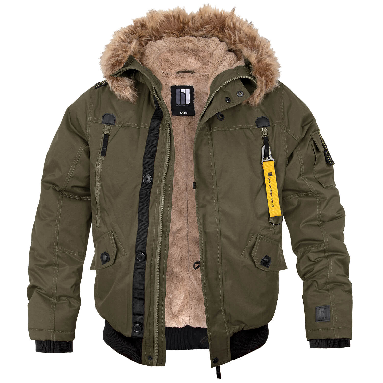 Aircraft Bomberjacke mit Teddyfutter