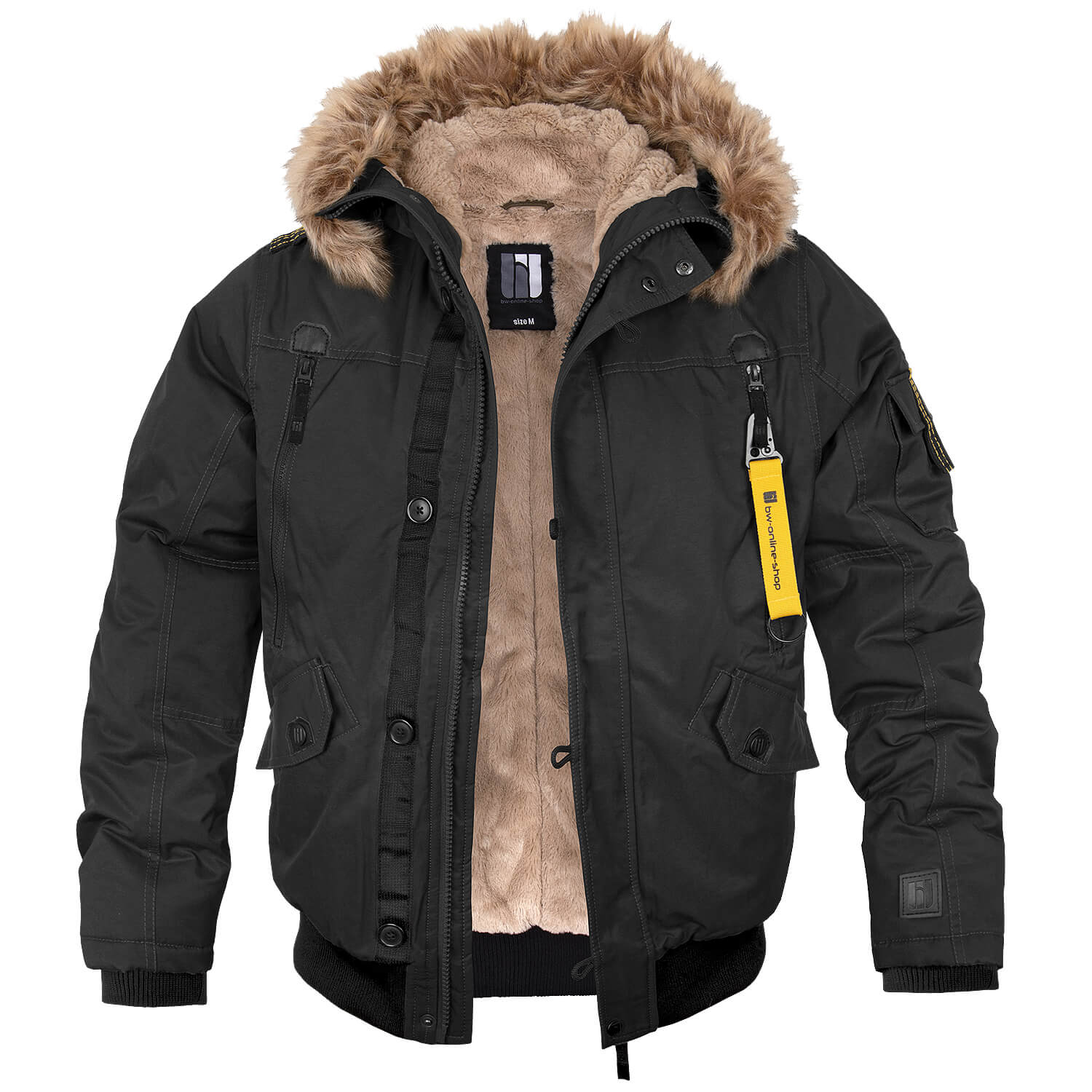 Aircraft Bomberjacke mit Teddyfutter