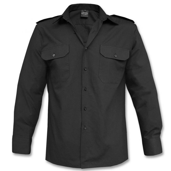 Mil-Tec BW Diensthemd Langarm Bundeswehr Hemd Langarmhemd S-3XL 